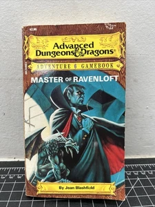AD&D Adventure Gamebook #6: Master of Ravenloft TSR w/ Char Card - Bild 1 von 7