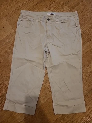 Ladies Papaya Size 16 Stone Cropped Denim Jeans - Image 1 of 3