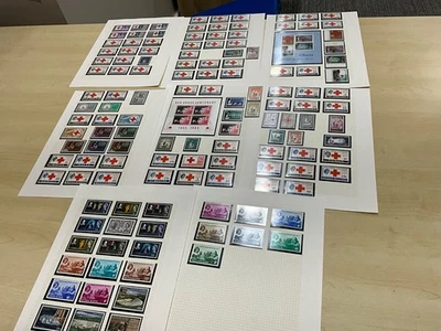 1963 Red Cross omnibus complete set MNH + 1964 Shakespeare MNH set ad33 - Image 1 of 4