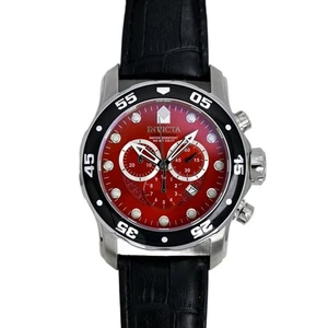 Invicta 49mm Red Pro Diver Scuba Chronograph Men's Wrist Watch 6979 - Picture 1 of 10