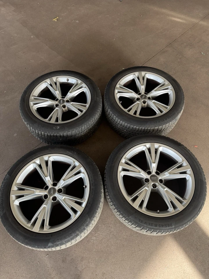 ORIGINAL AUDI Q8 SQ8 Winterreifen Kompletträder 285/45 R21 Radsatz Winter Reifen - Bild 1 von 4