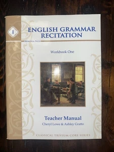 ENGLISH GRAMMAR RECITATION I TEACHER MANUAL By Cheryl Lowe & Ashley Memoria Pres - Picture 1 of 3