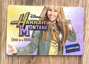 2008 Blockbuster Collectible Gift Card. HANNAH MONTANA. Mint. No Value. W/W ship - Picture 1 of 2