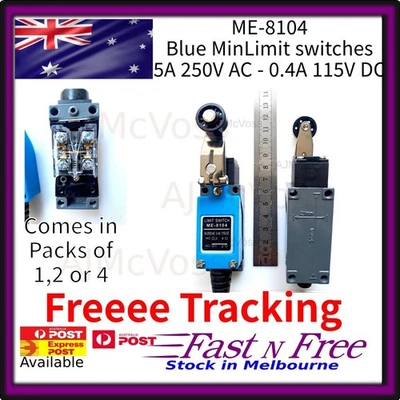 Momentary Rotary Roller Lever Micro Limit Switch ME-8104 - image 1 of 4