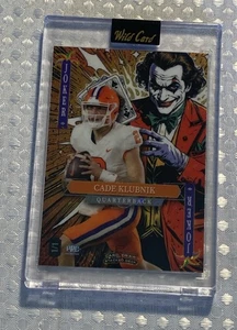 2025 Wild Card National Exclusive Joker Wild Cade Klubnik 1/1 Clemson - Bild 1 von 4