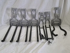 Lot Of 6 Rubbermaid FastTrack Garage Organizer Wall Hangers - Picture 1 of 7