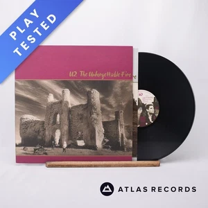 U2 The Unforgettable Fire Textured Sleeve LP Album Vinyl Record U25 - EX/VG+ - Picture 1 of 9