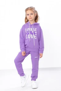 Girls' Casual Hoodie Set – Comfortable Fit & Practical Pockets, Durable Fabri... - Picture 1 of 9