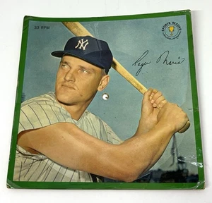 1962 Roger Maris 33 RPM Cardboard Sports Record Sports Champions Auravision - Picture 1 of 6