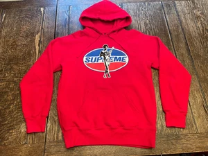 SUPREME HYSTERIC GLAMOUR men's Medium red Hooded Sweatshirt Hoodie skateboarding - Picture 1 of 10