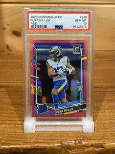 2023 Donruss Optic Rated Rookie Pink Prizm #238 Puka Nacua Rc Gem Mint PSA 10 💎 - Bild 1 von 4