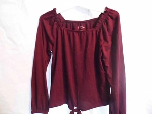Girls Long Sleeve Burgundy Shirt. By Art Class. Sz S (6/6X) - Picture 1 of 3