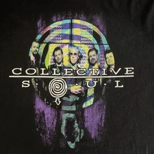 Vintage NO TAGS Collective Soul Tour concert tee shirt 2XL/3XL 25”pit To Pit - Picture 1 of 7
