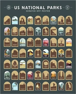 Póster de 100 películas rascado - Las mejores películas de todos los tiempos lista de deseos - Imagen 1 de 1