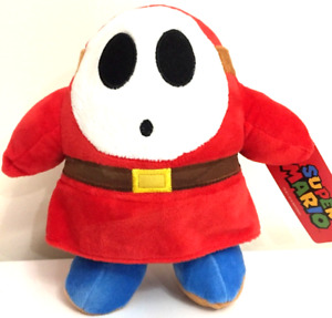 Large Shy Guy Plush Toy 10 inch. Super Mario Bros. NWT. Official