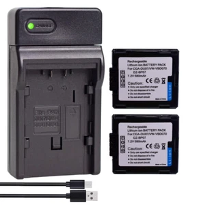 2 Battery +Charger For HITACHI DZ-BP07P DZ-BP07PW DZBP07S DZ-BP7S DZ-BP7SJ BP7SW - Picture 1 of 12