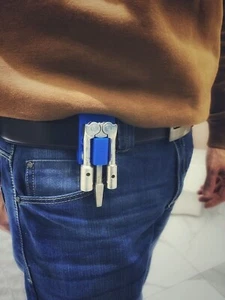 Porta chiave tripla portachiavino capotreno macchinista manovratore ferroviere - Foto 1 di 8