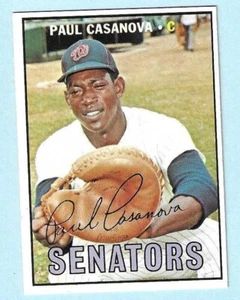1967 Topps #115 Paul Casanova Washington Senators casi como nuevo - Setbreak completo - Imagen 1 de 2