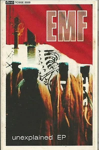 EMF ‎Unexplained EP CASSETTE SINGLE  3TRACKS Pop Rock Synth-pop Indie Rock - Picture 1 of 3