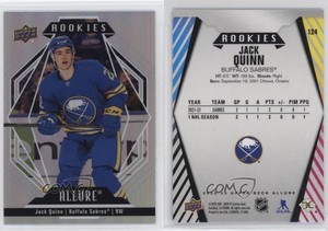 2022-23 Upper Deck Allure Rookies Jack Quinn #124 Rookie RC