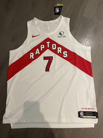 BNWT Nike Toronto Raptors Authentic Kyle Lowry Jersey Size 56 XXL OVO Drake Cover