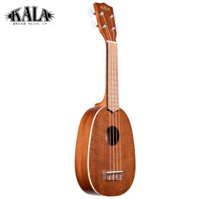Kala KA-P Satin Mahogany Soprano Pineapple Shape Ukulele Natural - Image 1 of 3