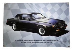 1987 BUICK GNX 2FT BY 3 FT VINYL BANNER - Bild 1 von 1