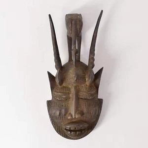 Senufo Kpelie Maske mit Vogel Côte d'Ivoire - Bild 1 von 8
