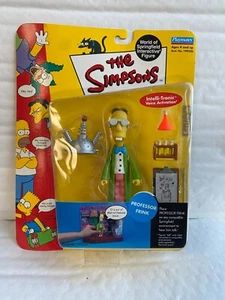 BNIB PLAYMATES INTERACTIVE THE SIMPSONS SERIES 6 PROFESSOR FRINK TOY FIGURE WOS - Picture 1 of 5