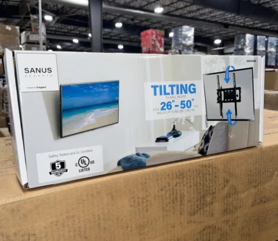 Sanus Accents Medium Tilting TV Wall Mount for 26"-50" TVs Model: SAN25BB -NEW - Image 1 of 2