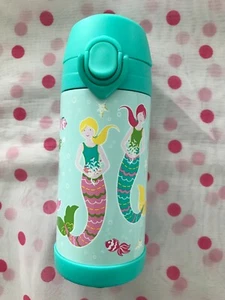 NEW Pottery Barn Kids Aqua Mermaid WATER BOTTLE ~ MERMAID ~ AQUA ~ MERMAID - Picture 1 of 1