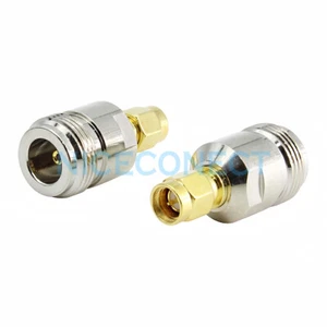 1x Adaptador conector coaxial recto SMA macho a hembra tipo N Jack RF - Imagen 1 de 5