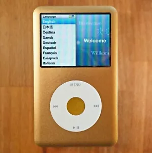 Apple iPod Classic 7th Generation Glod/White 1TB - Latest Model Retail Box - Picture 1 of 6