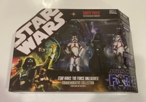 STAR WARS: THE FORCE UNLEASHED COMMEMORATIVE COLLECTION DARTH VADER W/ TROOPERS! - Picture 1 of 2