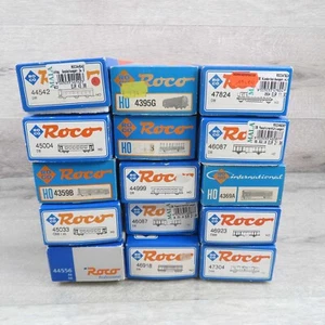 ROCO 44542, 47824 etc. - H0 - 15x Personenwagen + Güterwagen Leer-OVPs - #AK8672 - Picture 1 of 24