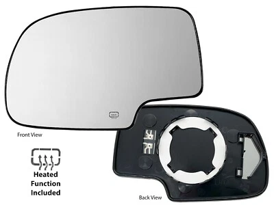 For 2000-2006 TAHOE YUKON SUBURBAN ESCALADE Mirror Glass Heated Driver Left Side - Image 1 of 4