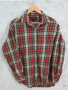 Abercrombie Field Valley Wiese rot grün kariert Flanell Shirt Damen S - Bild 1 von 8