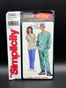 UNCUT 2001 #7052 Simplicity Uncut "It's So Easy" pattern - Scrubs  - XS to XL - Bild 1 von 3