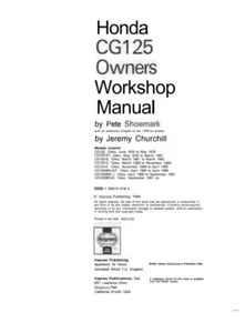 (Read) Honda cg125 workshop manual, haynes manual (pdf) - Picture 1 of 2