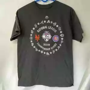 Chicago Cubs New York Mets NLCS 2015 Serie Hahn T-Shirt Medium - Bild 1 von 3