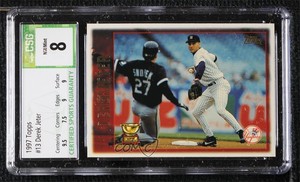 1997 Topps Derek Jeter #13 CSG 8 HOF