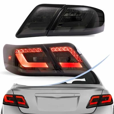 Luzes traseiras de LED VLAND para Toyota Camry 2007-2011 par de lâmpadas de freio traseiras fumê - Imagem 1 de 4