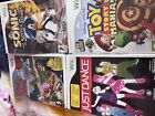 Wii Games Toy Story Mania No Book. Sonic And Secret Rings,wacky Races,Just Dance