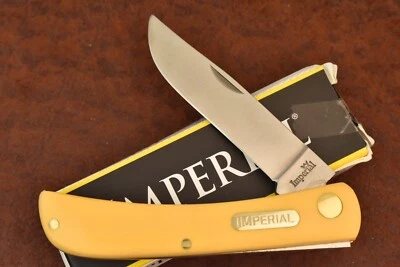IMPERIAL SMOOTH YELLOW DELRIN SOD BUSTER SODBUSTER KNIFE NICE  IMP22Y (21950) - Image 1 of 4