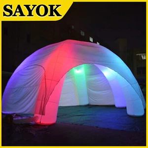 Tragbare aufblasbare Veranstaltung Vordach Kuppel Zelt Iglu Zelt X Zelt 6 Beinen - Bild 1 von 8