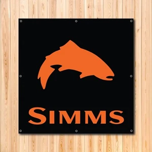 SIMMS FISHING 5'X5' VINYL BANNER - Picture 1 of 1