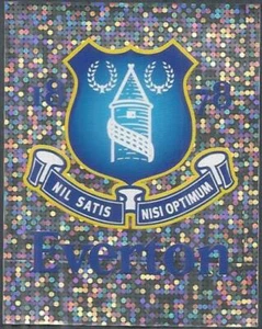 TOPPS TOTAL FOOTBALL-2009- #108-EVERTON TEAM BADGE-SILVER FOIL - Picture 1 of 1