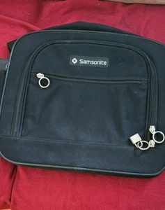 Samsonite Soft Aktentasche Messenger Bag Schwarz Crossbody Schultergurt - Bild 1 von 2