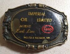 Vintage Imperial Oil Limited Agent Belt Buckle - Approximately 3.5" Across