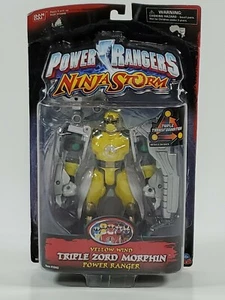 Sealed Bandai Power Rangers Ninja Storm Triple Zord Morphin Yellow Wind Ranger - Picture 1 of 10
